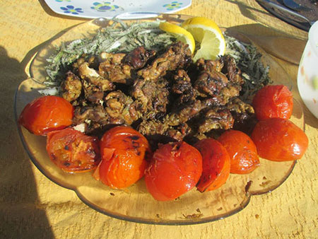 کباب ران مرغ بدون استخوان,پخت کباب ران مرغ