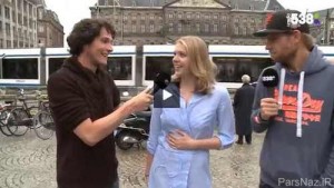 عکس های لخت و برهنه دختر دانشجو و انجام چالش سطل آب یخ