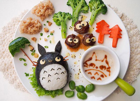 تزیین غذای کودک, نحوه تزیین غذای کودک