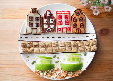 تزیین غذای کودک, نحوه تزیین غذای کودک