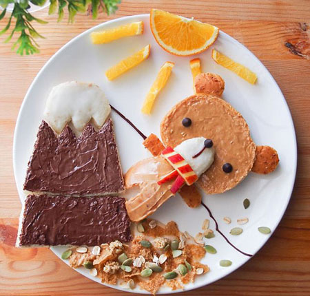 تزیین غذای کودک, نحوه تزیین غذای کودک