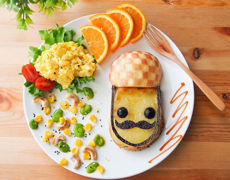 تزیین غذای کودک, نحوه تزیین غذای کودک