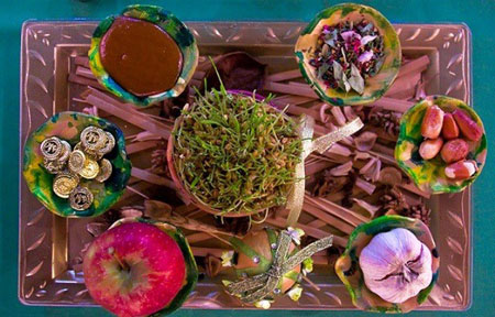 تزیین سفره هفت سین,چیدمان سفره هفت سین