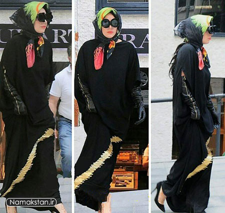 عکس های لو رفته لیدی گاگا با حجاب در ترکیه عکس های لو رفته لیدی گاگا با حجاب در ترکیه