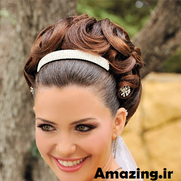 مدل مو عروس 2014, مدل آرایش عروس 2014,مدل شینیون عروس 2014, مدل میکاپ عروس 2014