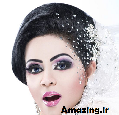 مدل مو عروس 2014, مدل آرایش عروس 2014,مدل شینیون عروس 2014, مدل میکاپ عروس 2014