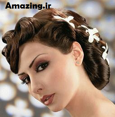 مدل مو عروس 2014, مدل آرایش عروس 2014,مدل شینیون عروس 2014, مدل میکاپ عروس 2014