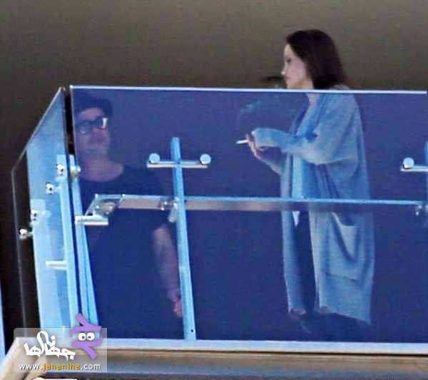 دعوای آنجلینا جولی و لرد پیت,عکس‌های لو رفته از دعوای آنجلینا جولی و برد پیت