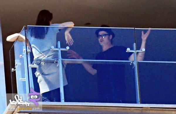 دعوای آنجلینا جولی و لرد پیت,عکس‌های لو رفته از دعوای آنجلینا جولی و برد پیت