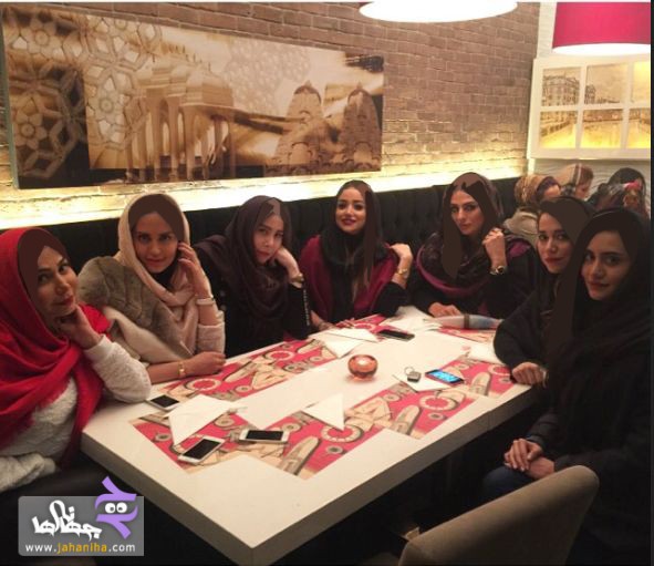 عکس الناز شاکردوست در جمع دوستان,الناز شاکردوست