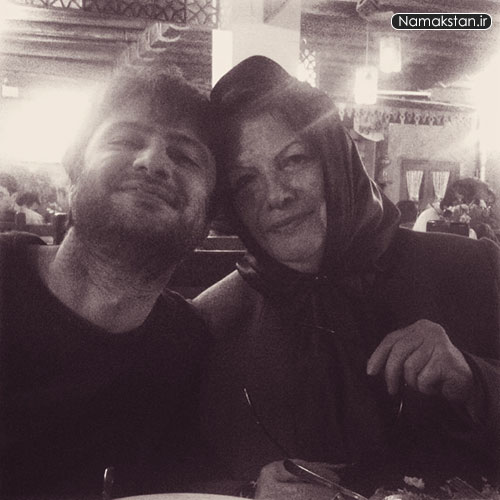 شهرام حقیقت دوست و مادرش , عکس مادر شهرام حقیقت دوست ، شهرام حقیقت دوست و مامانش