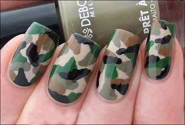 آموزش طراحی ناخن,طراحی ناخن,طراحی ناخن مدل ارتشی