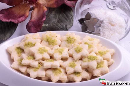 شیرینی نارگیلی با آرد,طرز تهیه شیرینی نارگیلی با آرد