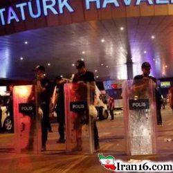 استانبول,فرودگاه استانبول,فیلم انفجار در فرودگاه استانبول,حادثه تروریستی در استانبول,عکسهای فرودگاه استانبول,دانلود فیلم لحظه انفجار در فرودگاه استانبول