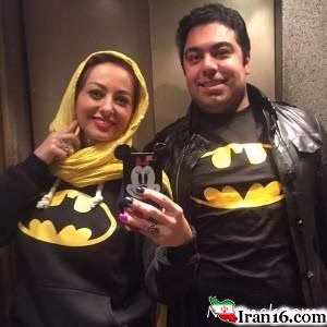 نفیسه روشن , همسر نفیسه روشن , عکس همسرنفیسه روشن , عکس جدید نفیسه روشن , تیپ متفاوت نفیسه روشن