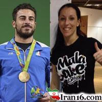 خواستگاری جو کالوینو از کیانوش رستمی,خواستگاری از کیانوش رستمی از المپیک ریو 2016,عکس جو کالوینو وزنه بردار انگلیسی,ماجرای علاقه