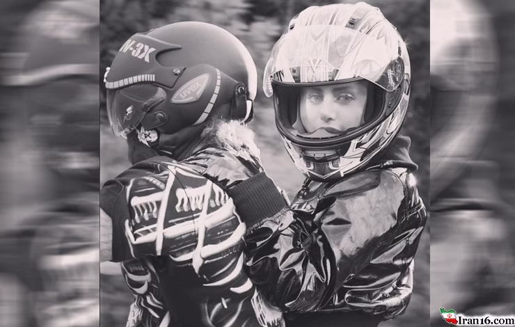 الناز شاکردوست ترک موتور