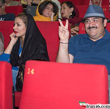 انتشار تصویر پتو پیچ شده همسر مهران غفوریان در اعتراض به یک نشریه!