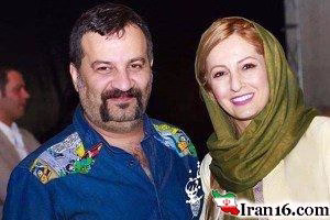 سلفی مهراب قاسم خانی و همسرش شقایق دهقان برروی دیوار چین