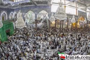 حال و هوای حرم امام حسین(ع) در روز عرفه