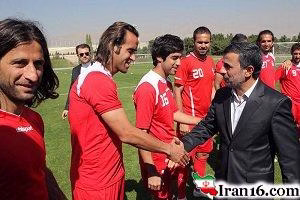 هدیه احمدی نژاد, علی دایی, هدیه احمدی نژاد به دایی