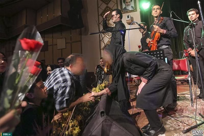 تصاویر جنجالی از کنسرت در قم