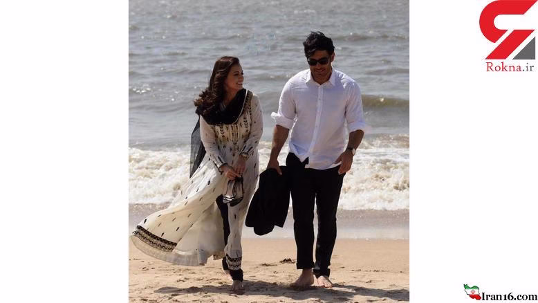 تصویری از محمدرضا گلزار در کنار دیا میرزا در نمایی از فیلم سلام بمبئی منتشر شده است.