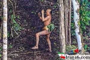 عکس های لو رفته از مردم لخت و برهنه جنگل آمازون