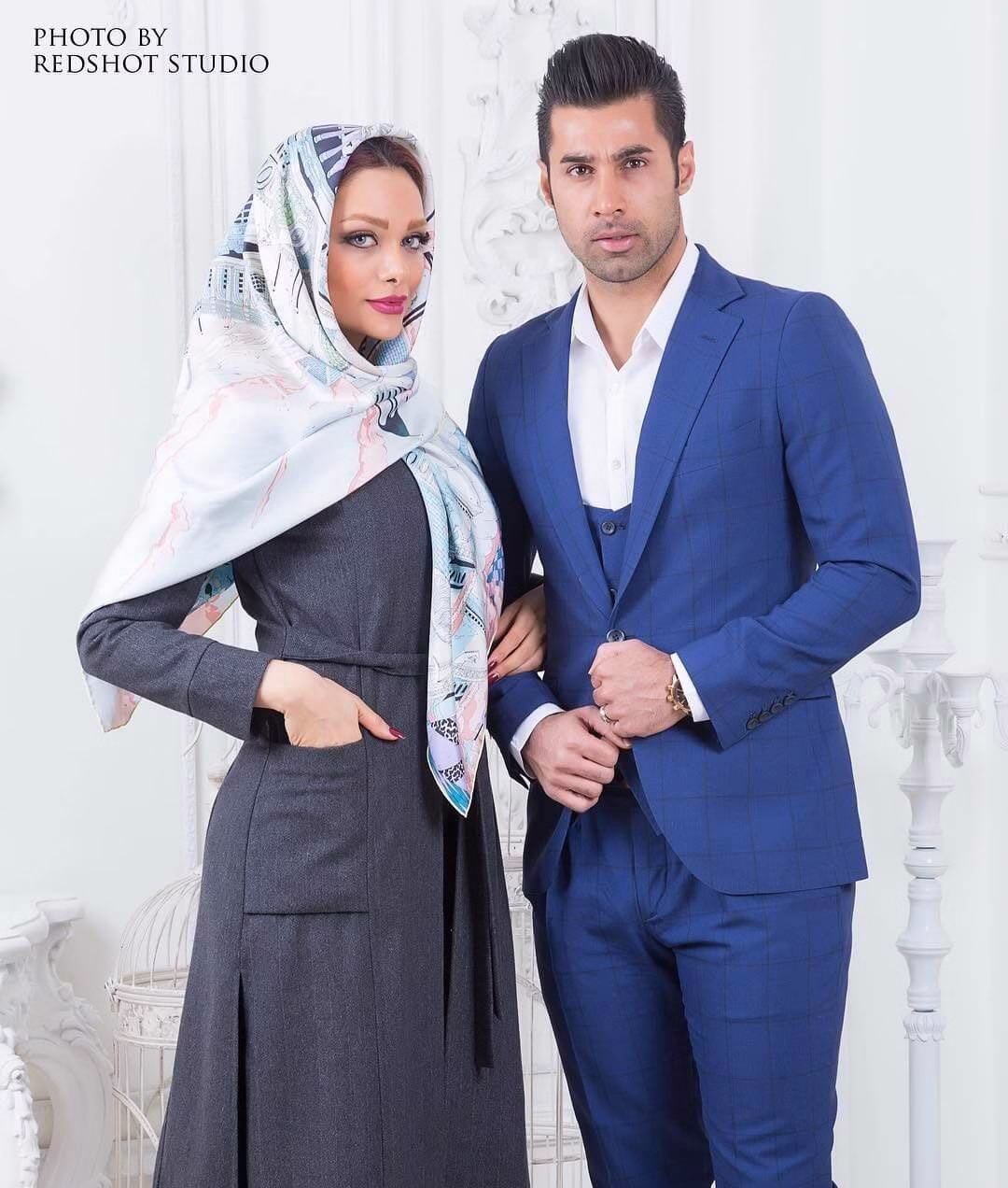 عکس های جنجالی همسر محسن فروزان نسیم که باعث محرومیتش شد