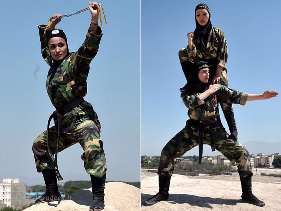 عکس های نینجا های زن ایرانی سوژه رسانه های خارجی