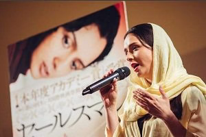 عکس های ترانه علیدوستی در ژاپن در برنامه نمایش فیلم هایش!