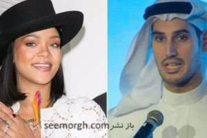 سوژه شدن رابطه عاشقانه ریحانا با یک تاجر عربستانی بخاطر پول!! عکس