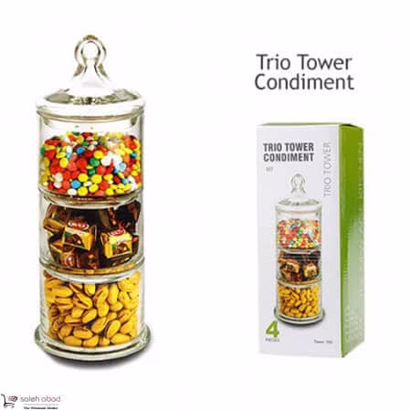 ظرف شکلات و تنقلات سه طبقه شیشه ای اجیل خوری شیک, خرید بهترین شکلات خوری, خرید شکلات خوری سه طبقه, خرید ظرف شکلات, خرید لوازم منزل,خرید اینترنتی ظرف شکلات و تنقلات سه طبقه شیشه ای, خرید پستی ظرف شکلات و تنقلات سه طبقه شیشه ای