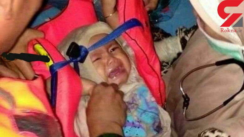 نوزاد تنها نجات یافته هواپیمای مرگ