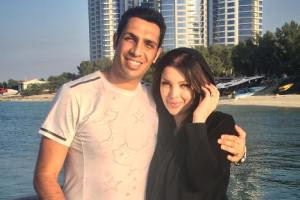 سپهر حیدری به همسرش