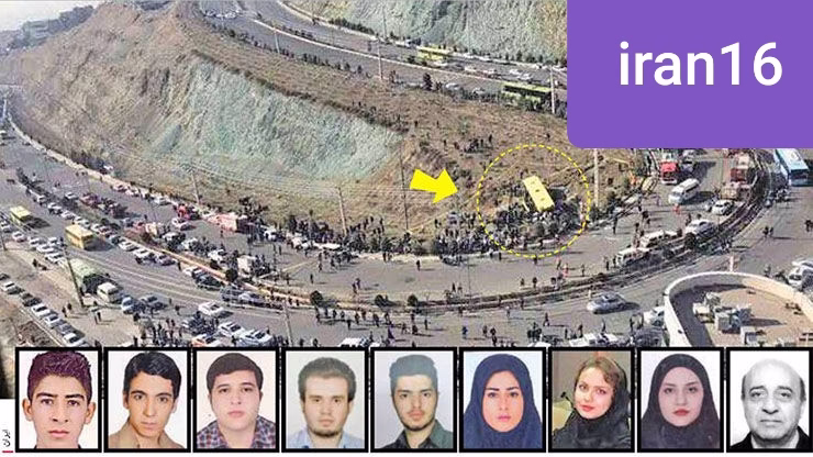 حادثه واژگونی اتوبوس