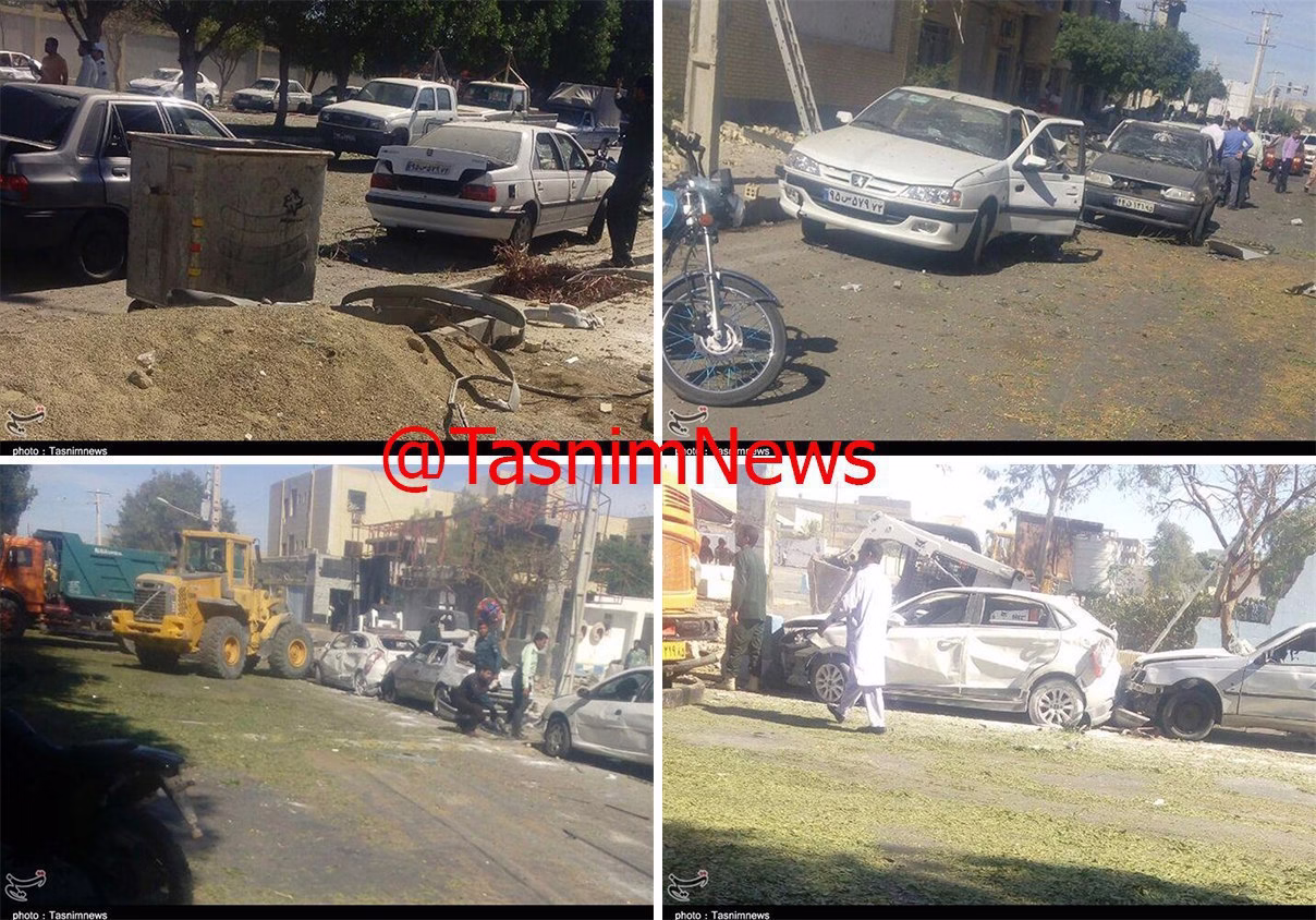 تصاویر حمله تروریستی چابهار