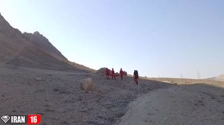 مرگ زن قمی از بالای کوه دوبرادران