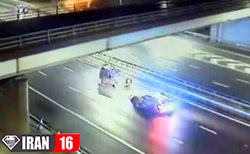 کار باورنکردنی راننده مست در اتوبان! +فیلم