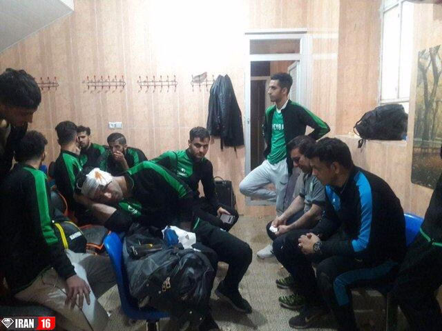 چاقو کشی در لیگ دسته دوم فوتبال ایران