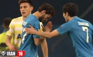 گل اول زنیت به فنرباغچه روی پاس سردار آزمون