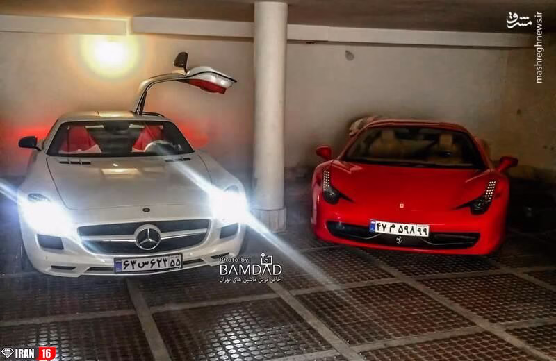 عکس/ پارکینگ یک بچه پولدار تهرانی!