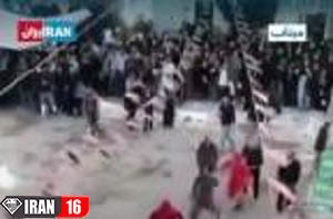 فیلم بازداشت شمر بخاطر حمله به تماشاگران تعزیه