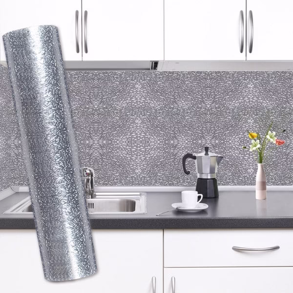 برچسب فویل کابینت نقره ای ۲ونیم متری03