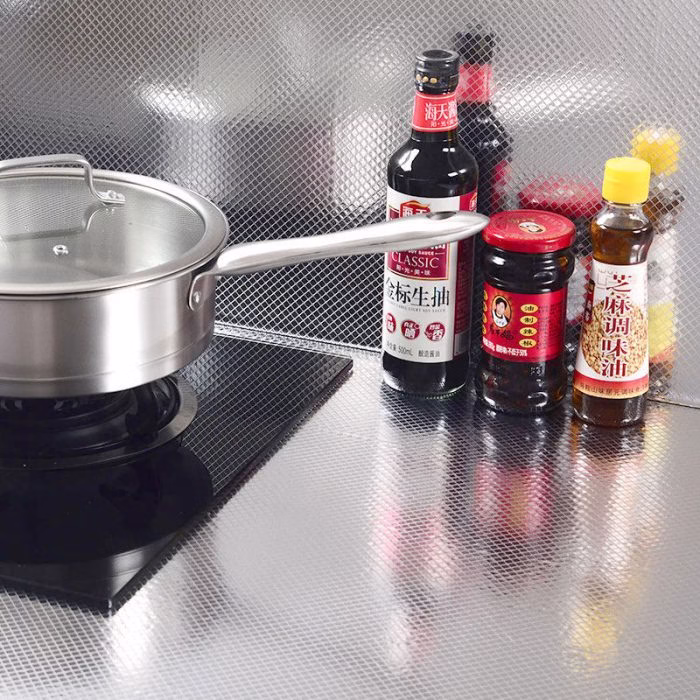 برچسب فویل کابینت نقره ای ۲ونیم متری09