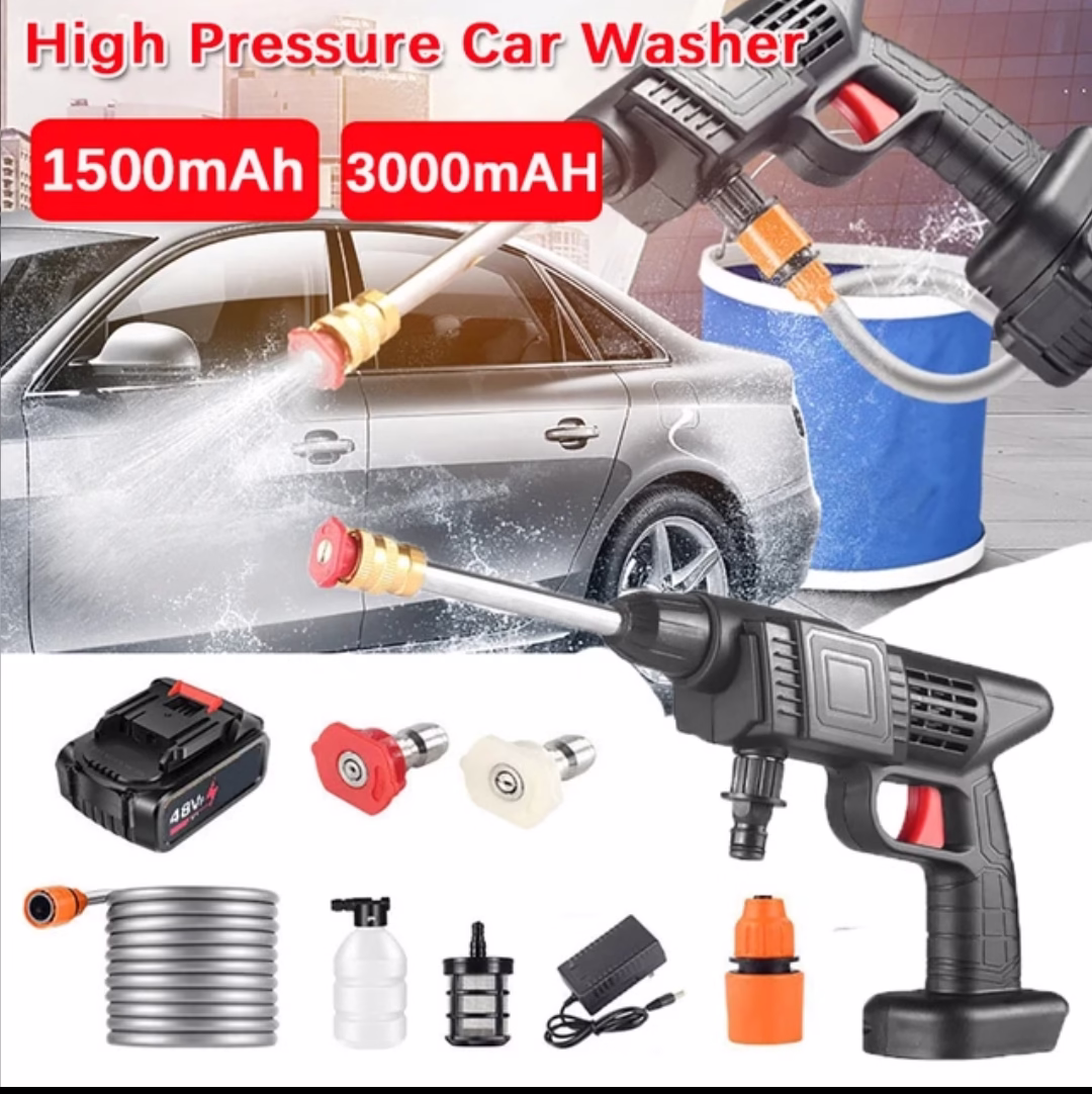 Rechargeable car wash